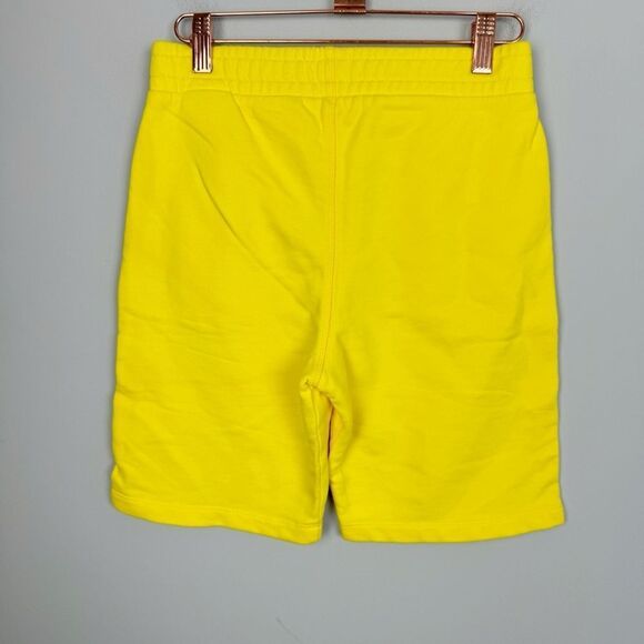 OFF WHITE | NEW Kids Logo Print Yellow & Black Track Shorts Youth Size 10 - Picture 8 of 10